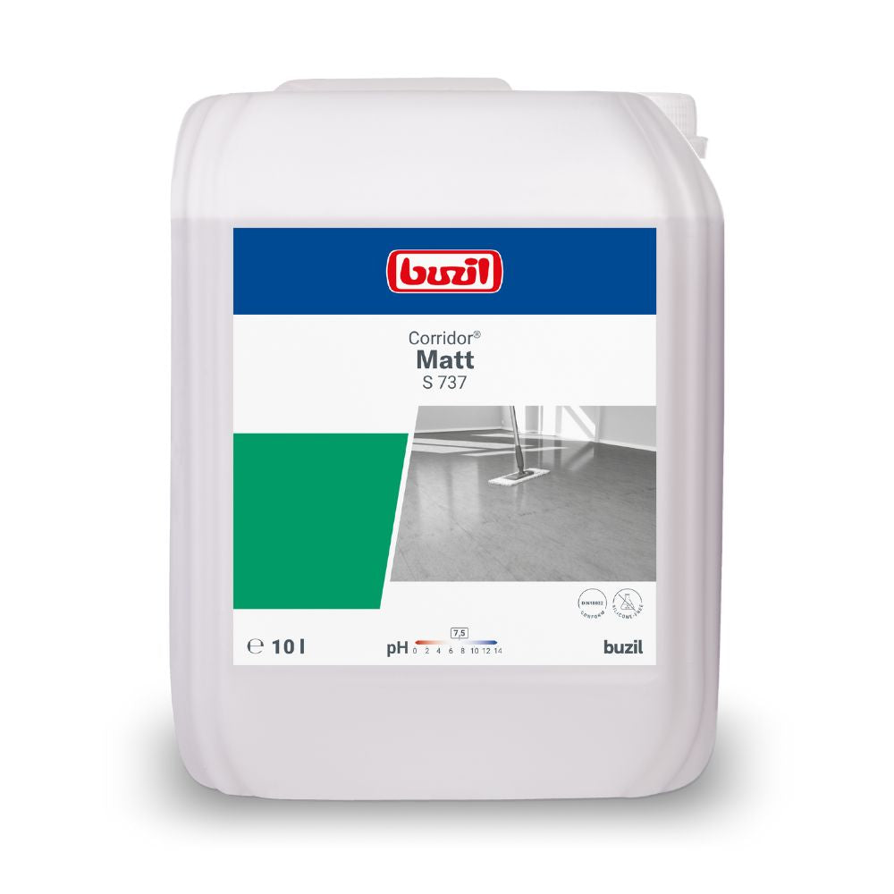 Buzil Corridor® Matt S 737 Seidenmatte Dispersion | Kanister (10 l)-1