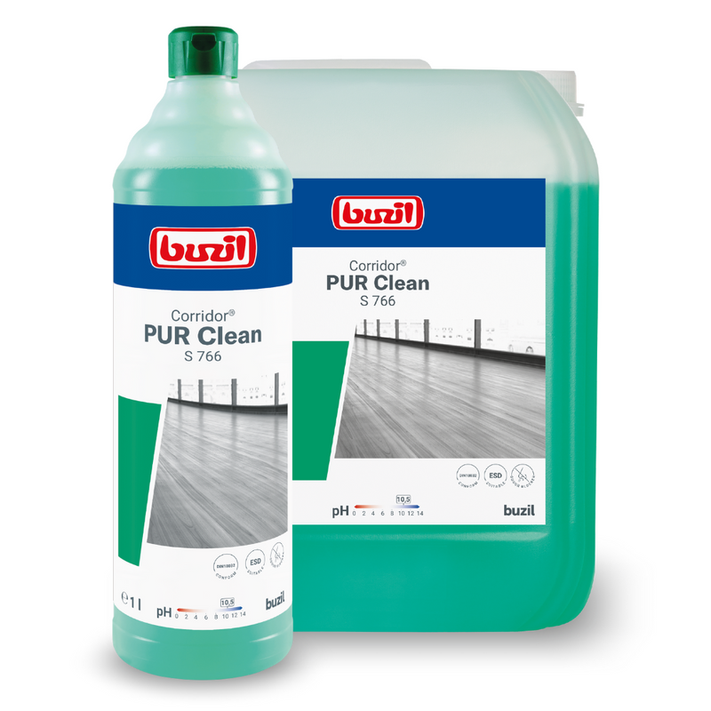 Buzil Corridor® PUR Clean S 766 Ultranetzender Bodenreiniger mit Geruchsblocker-zoom-
