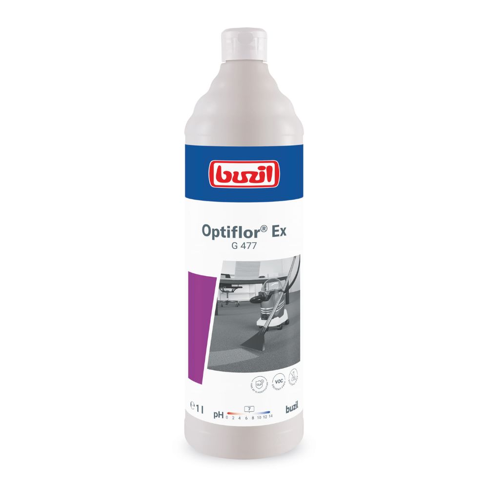 Buzil Optiflor® Ex G 477 Teppich-Grundreiniger, Sprühextraktion