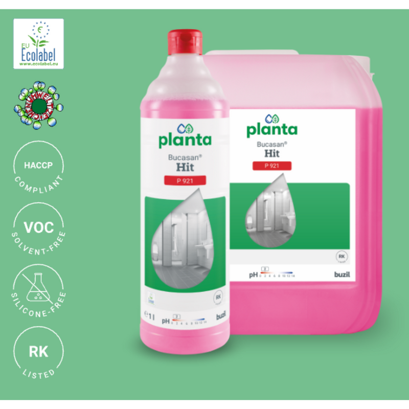 Buzil Planta Bucasan® Hit P 921 Ökologischer Sanitärunterhaltsreiniger-zoom-