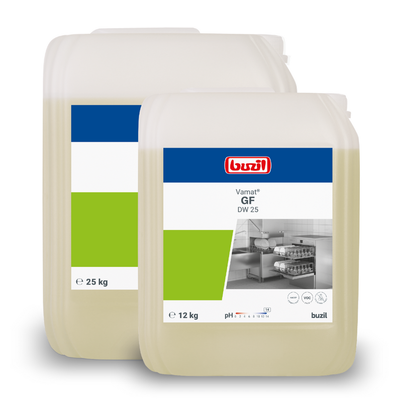Buzil Vamat® GF DW 25 Flüssiger Glas- und Geschirrspülreiniger, alkalisch-zoom-