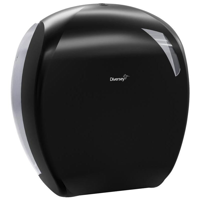 Toilettenpapier-Jumborollenhalter Maxi, Spender für Jumbo-Toilettenpapierrollen Maxi, schwarz | Packung (1 Stück)-1