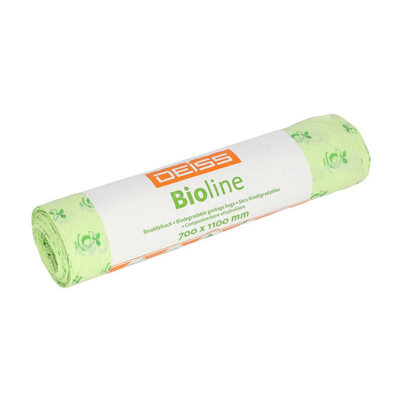 DEISS Biomüllsäcke 120 Liter, 06070, 100% Kompostierbar-zoom-