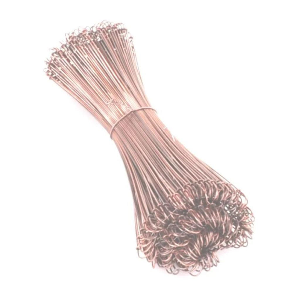 DEISS Drahtschlingen zum Verschließen von Müllsäcken, verkupfert  | Bund (200 Stück)-zoom-1