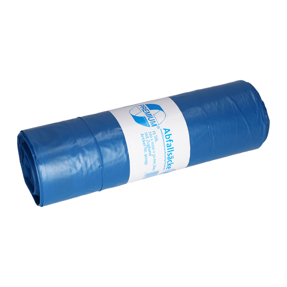 DEISS PREMIUM® Typ 80 Müllsack mit Zugband, 90099, Recycling-Material-1