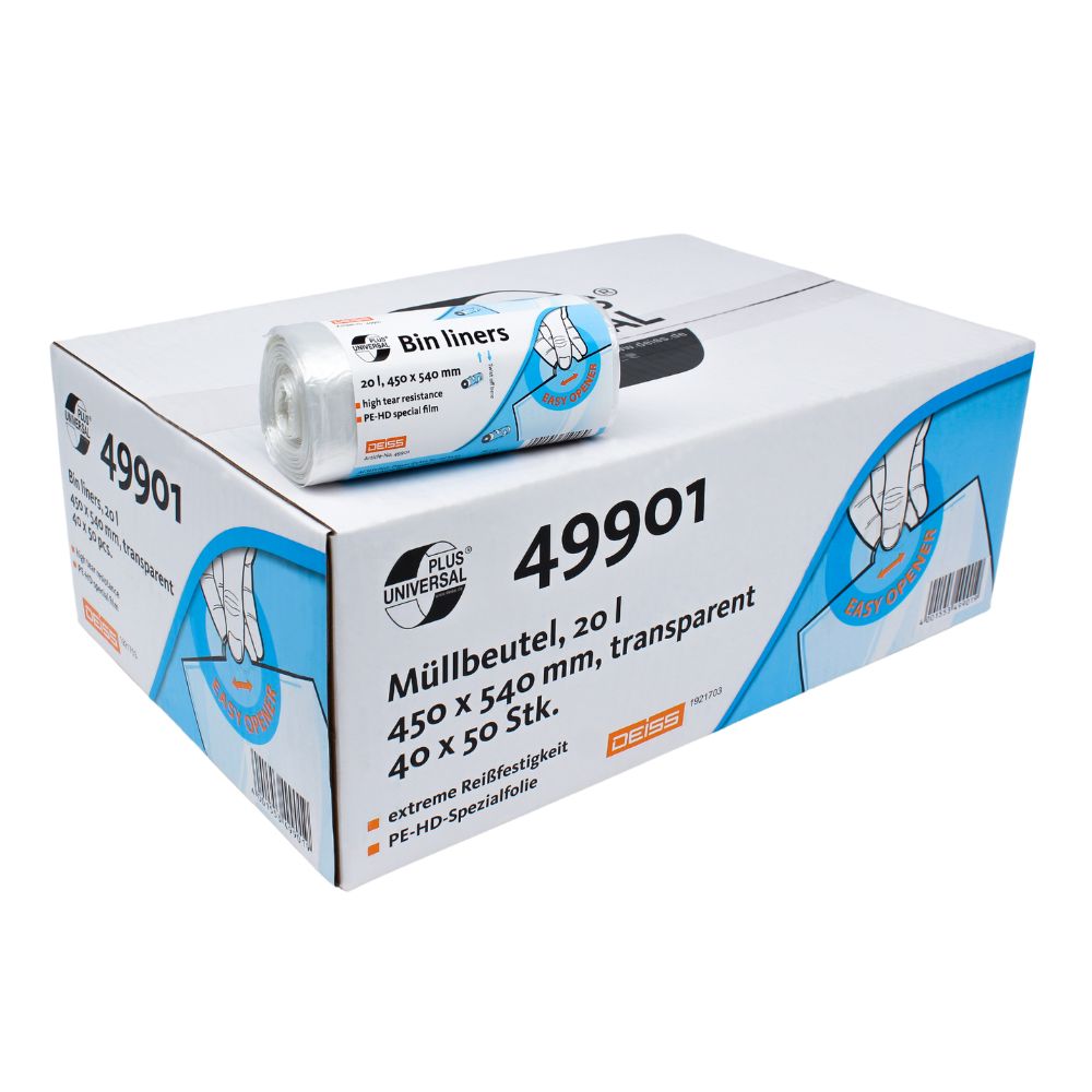 DEISS Universal Plus® Müllbeutel 20 Liter, 49901-zoom-1