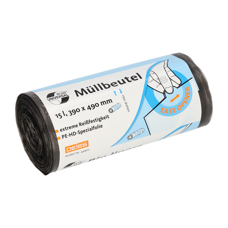 DEISS Universal Plus® Müllbeutel 44902 15 Liter - 1 Rolle (50 Stück)-zoom-