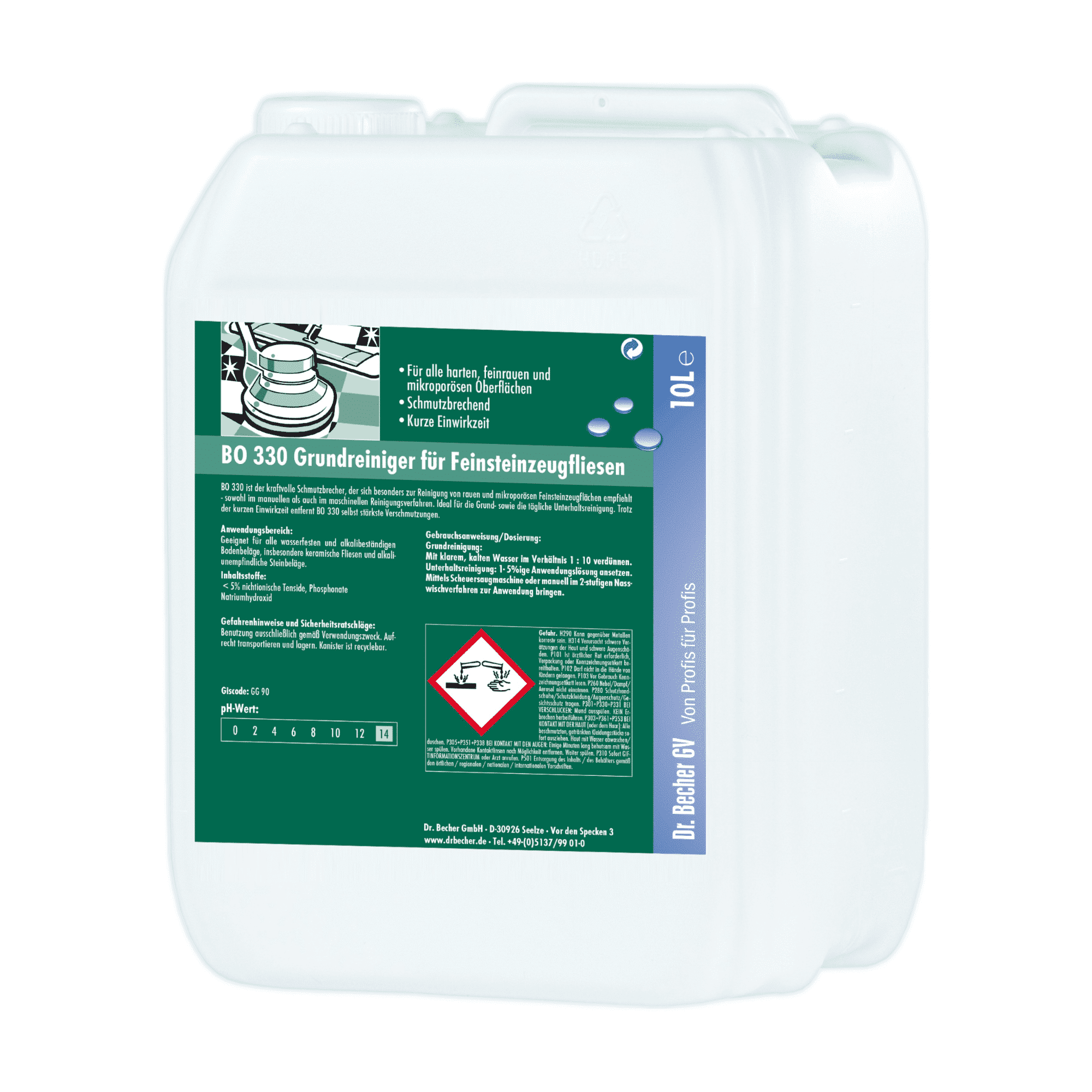 Dr. Becher BO 330 Grundreiniger für Feinsteinzeugfliesen