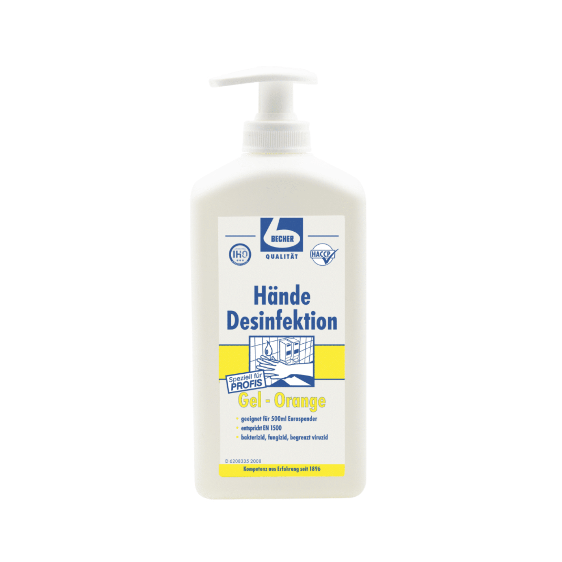 Dr. Becher Hände Desinfektion Gel Orange - 500 ml | Packung (500 ml)-1