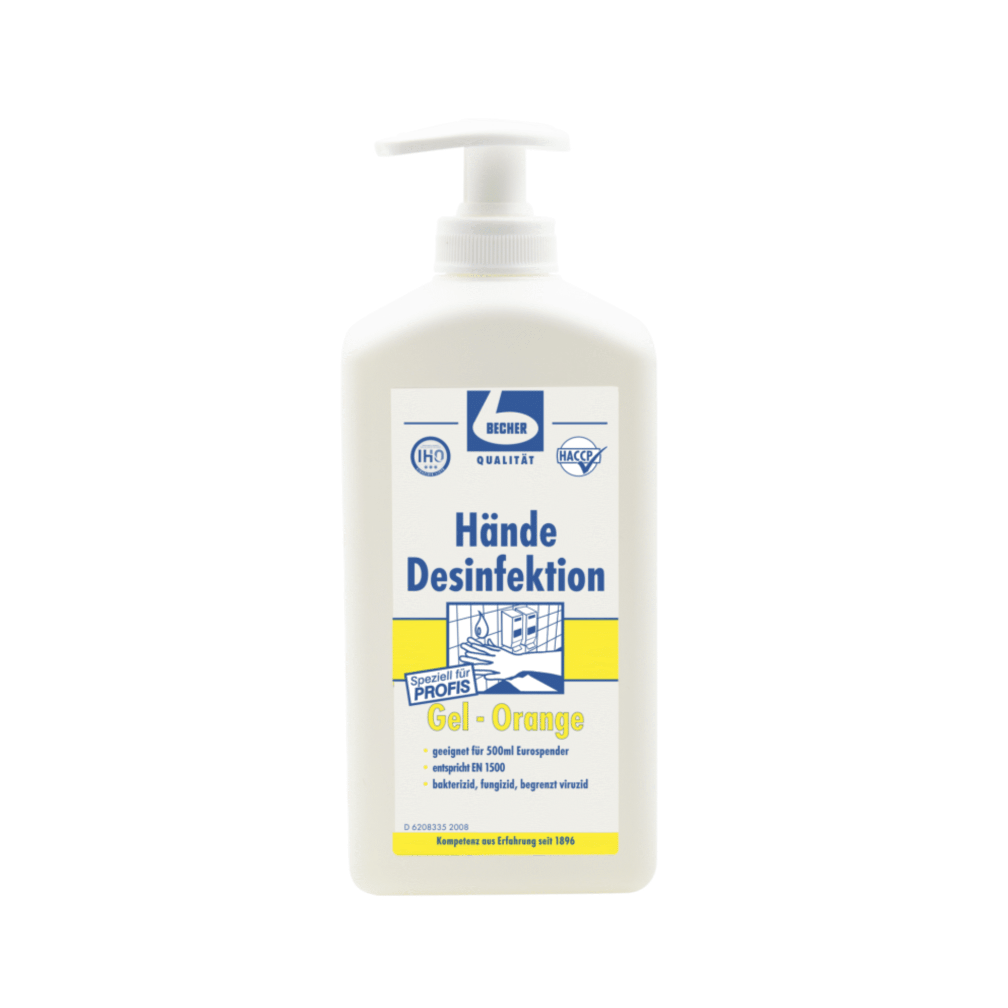 Dr. Becher Hände Desinfektion Gel Orange - 500 ml | Packung (500 ml)-zoom-1