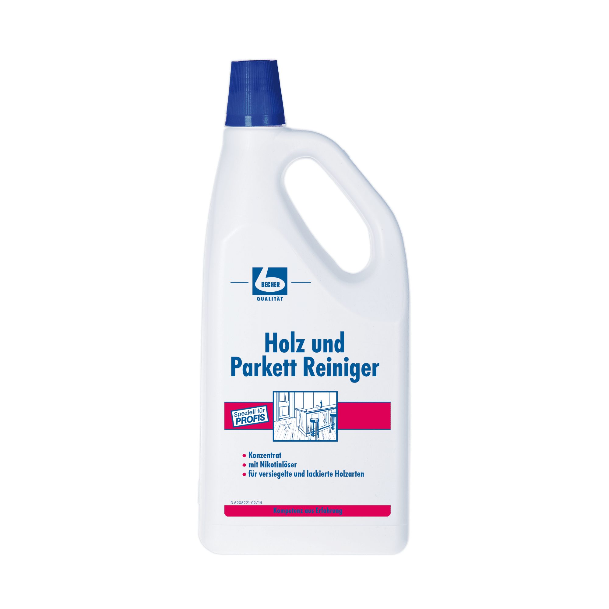 Dr. Becher Holz und Parkett Reiniger -1 Liter | Flasche (1000 ml)