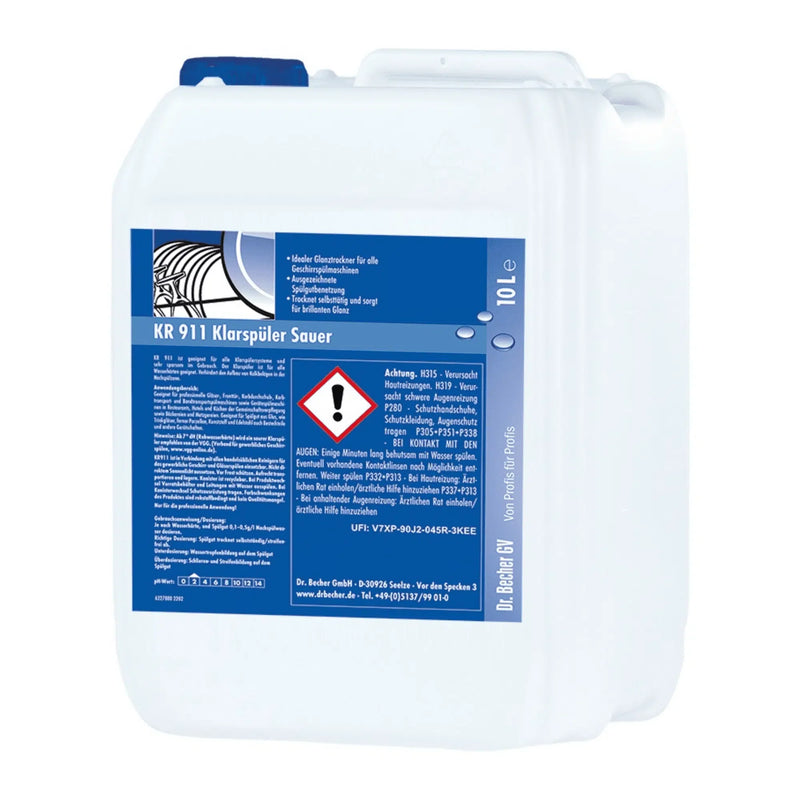 Dr. Becher KR 911 Klarspüler Sauer - 10 Liter | Kanister (10 l)-zoom-