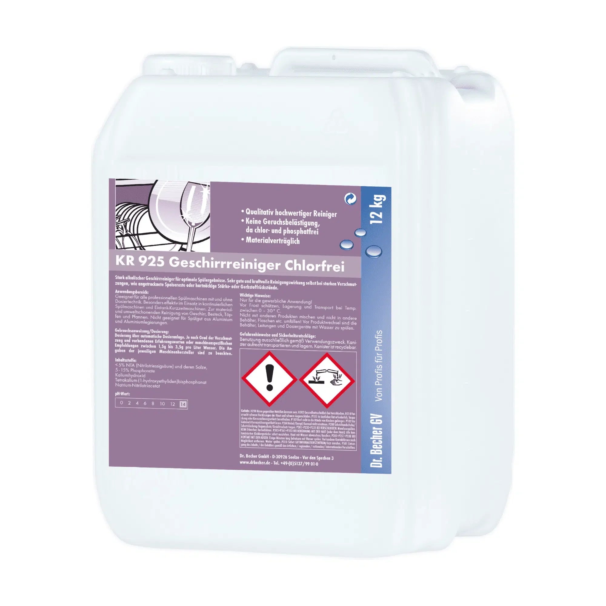 Dr. Becher KR 925 Geschirrreiniger für professionelle Spülmaschinen