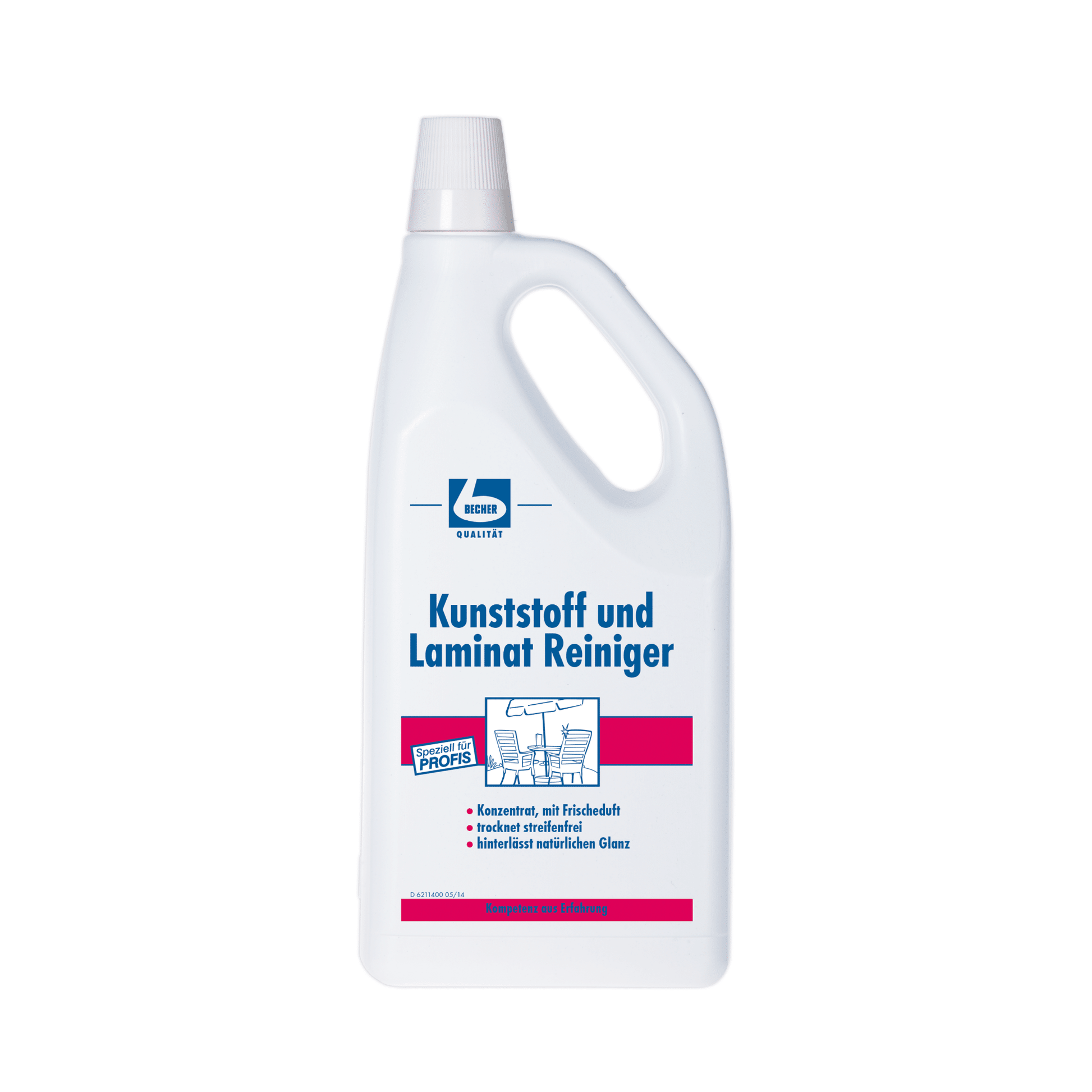 Dr. Becher Kunststoff und Laminat Reiniger - 2 Liter | Flasche (2 l)-1