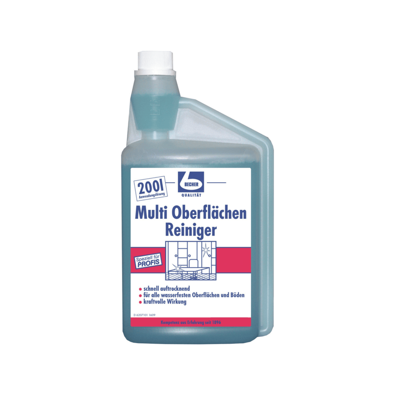 Dr. Becher Multi OberflächenRein - 1 Liter | Flasche (1 l)-zoom-