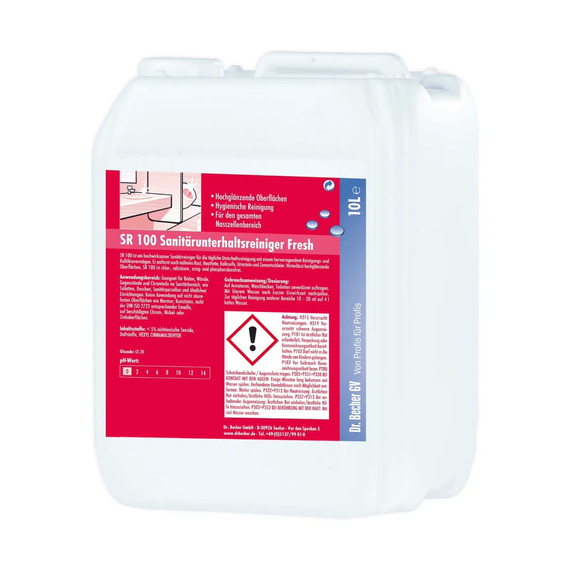 Dr. Becher SR 100 Sanitärunterhaltsreiniger Fresh