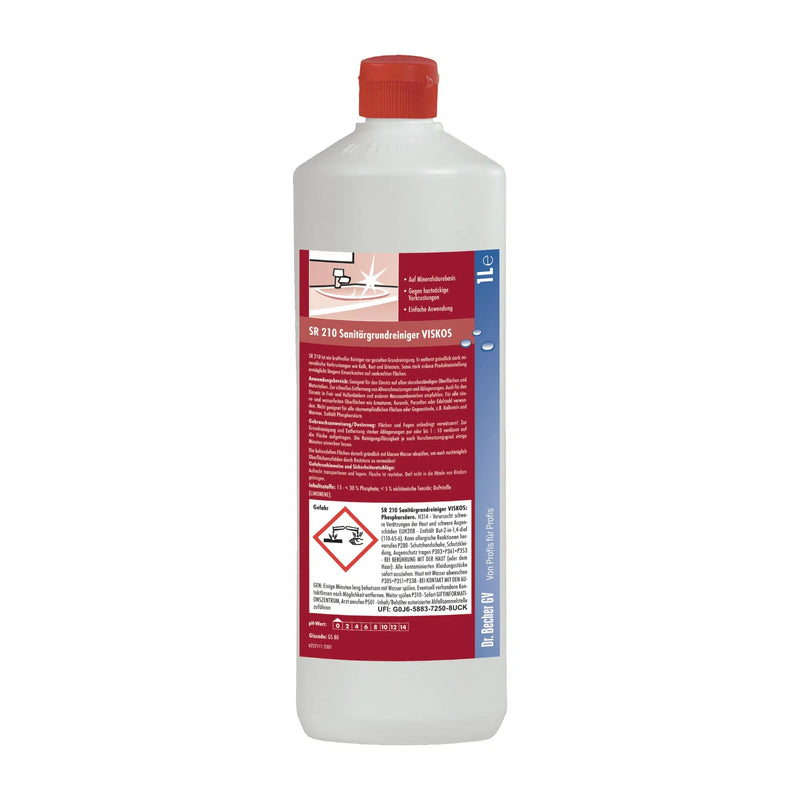 Dr. Becher SR 210 Sanitärgrundreiniger VISKOS - 1 Liter | Flasche (1 l)-zoom-