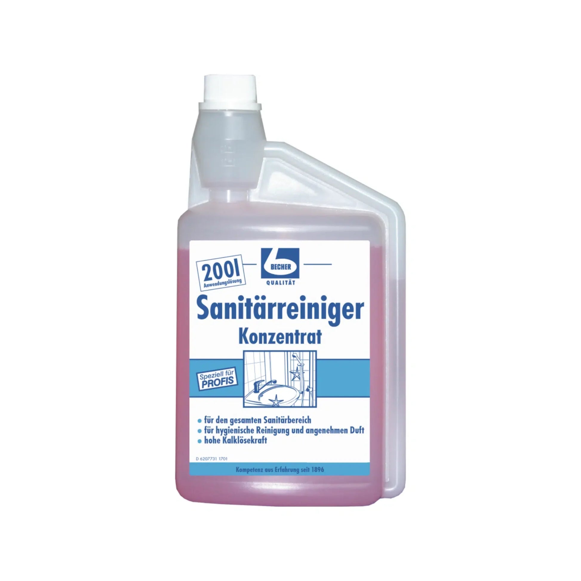 Dr. Becher Sanitärreiniger Konzentrat - 1 Liter | Flasche (1000 ml)-1