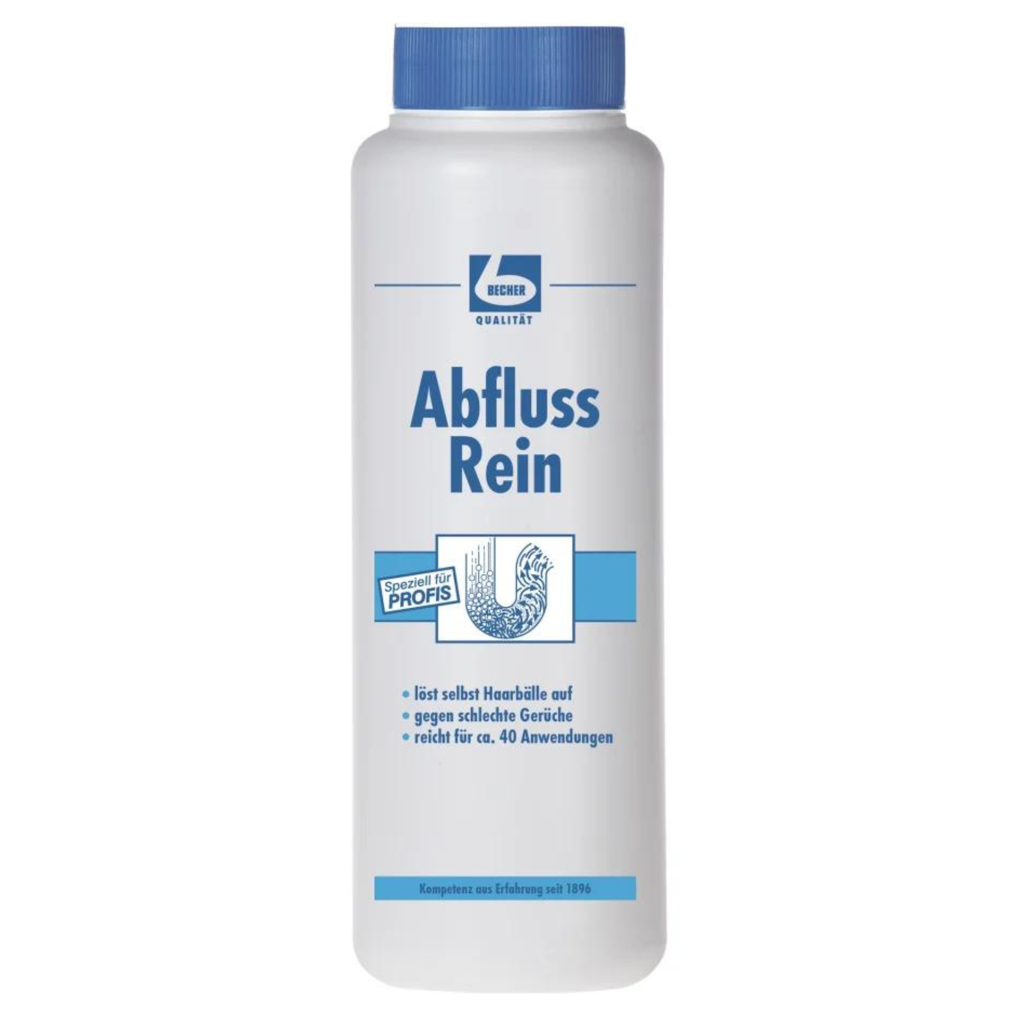 Dr. Becher Abfluss Rein Abflussreiniger 1000g | Flasche (1 kg)