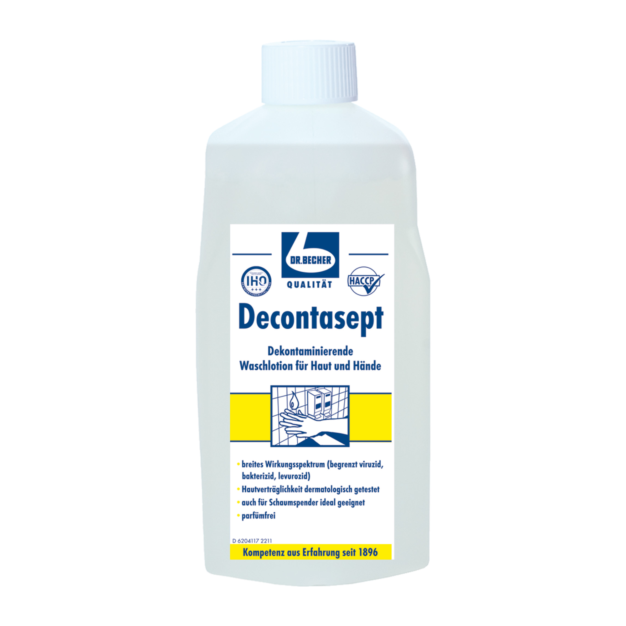 Dr. Becher Decontasept Waschlotion - 1 Liter | Flasche (1 l)-zoom-1