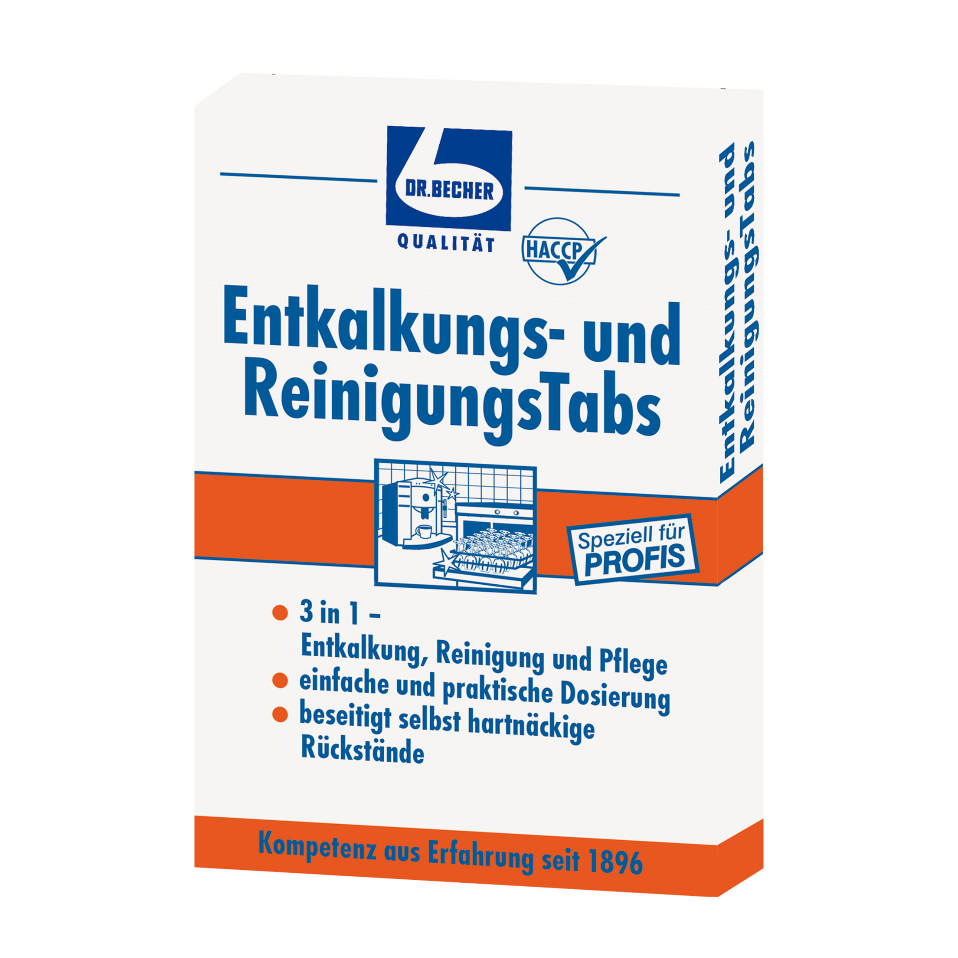 Dr. Becher Entkalkungs- und ReinigungsTabs - 8 Stück | Packung (8 Stück)-1