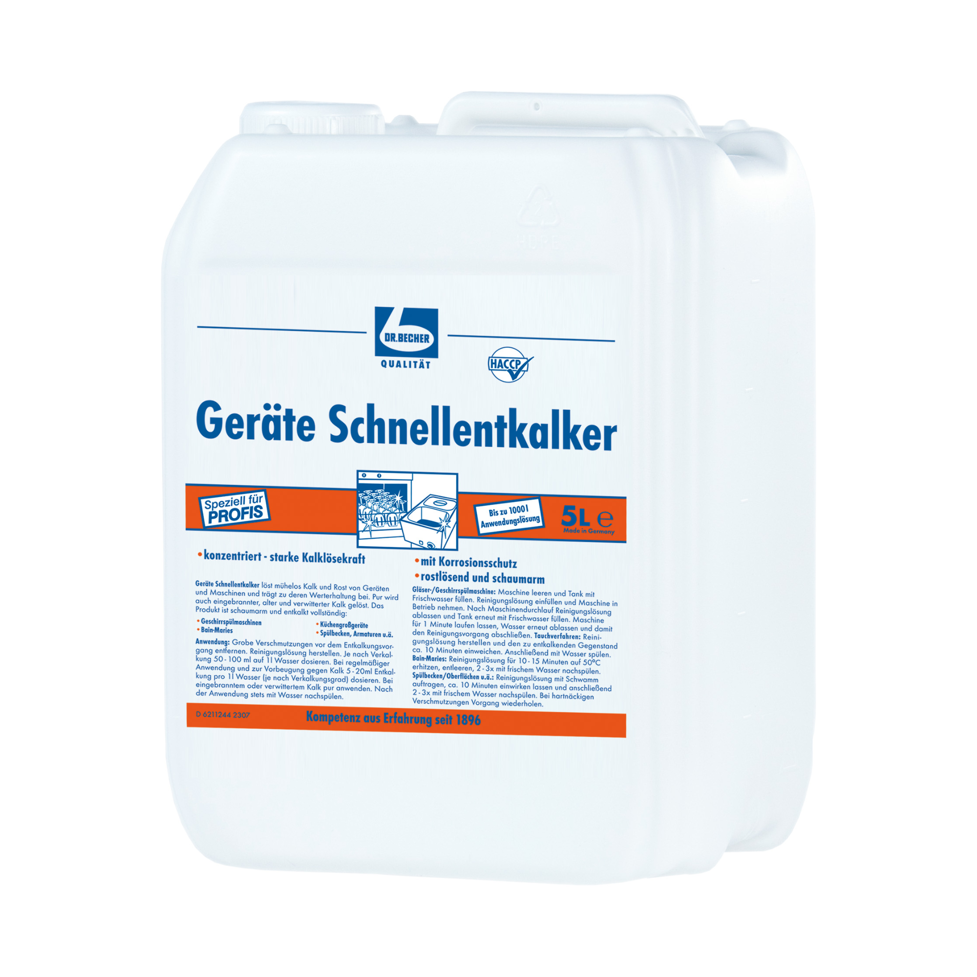 Dr. Becher Geräte Schnellentkalker