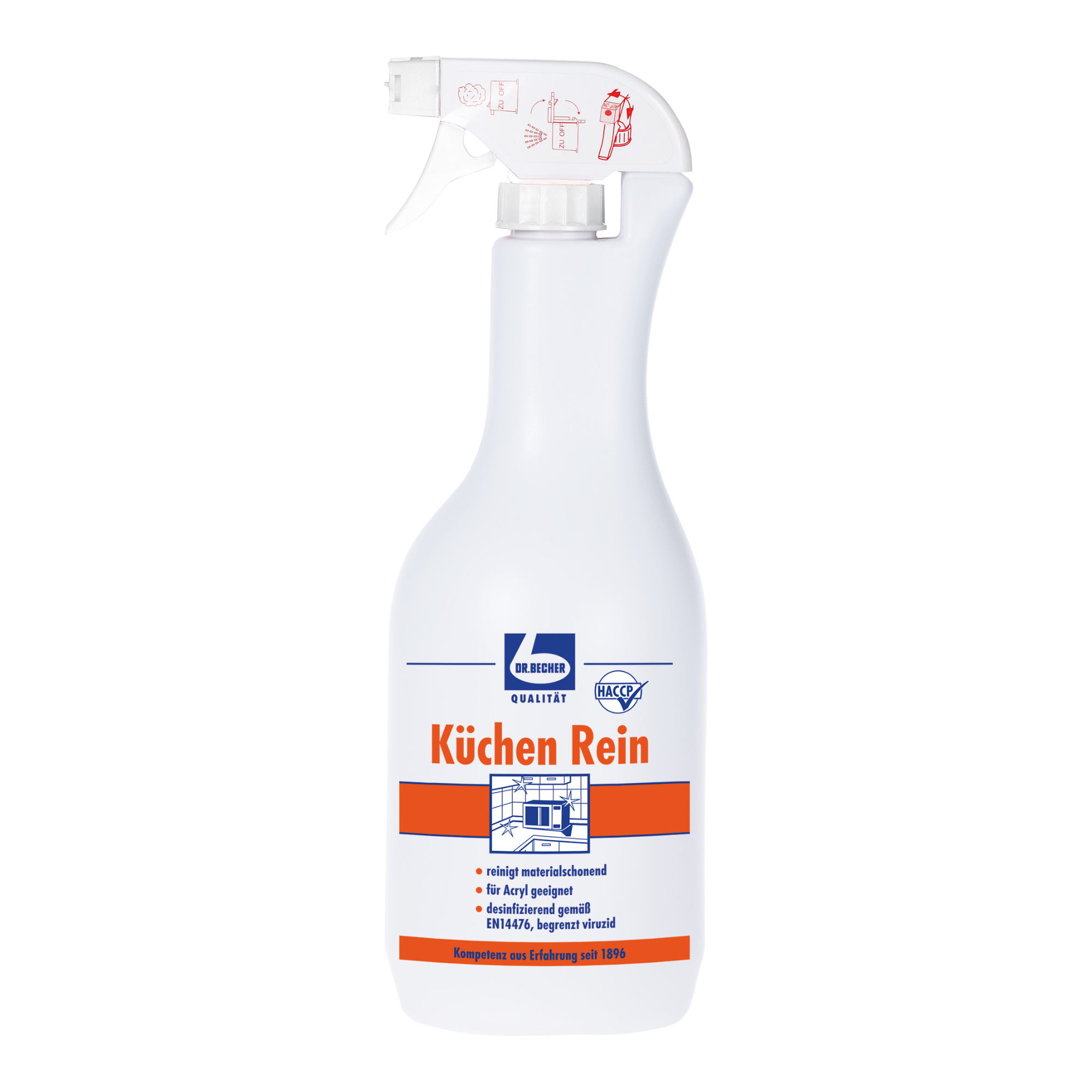 Dr. Becher Küchen Rein - 1 Liter | Flasche (1 l)