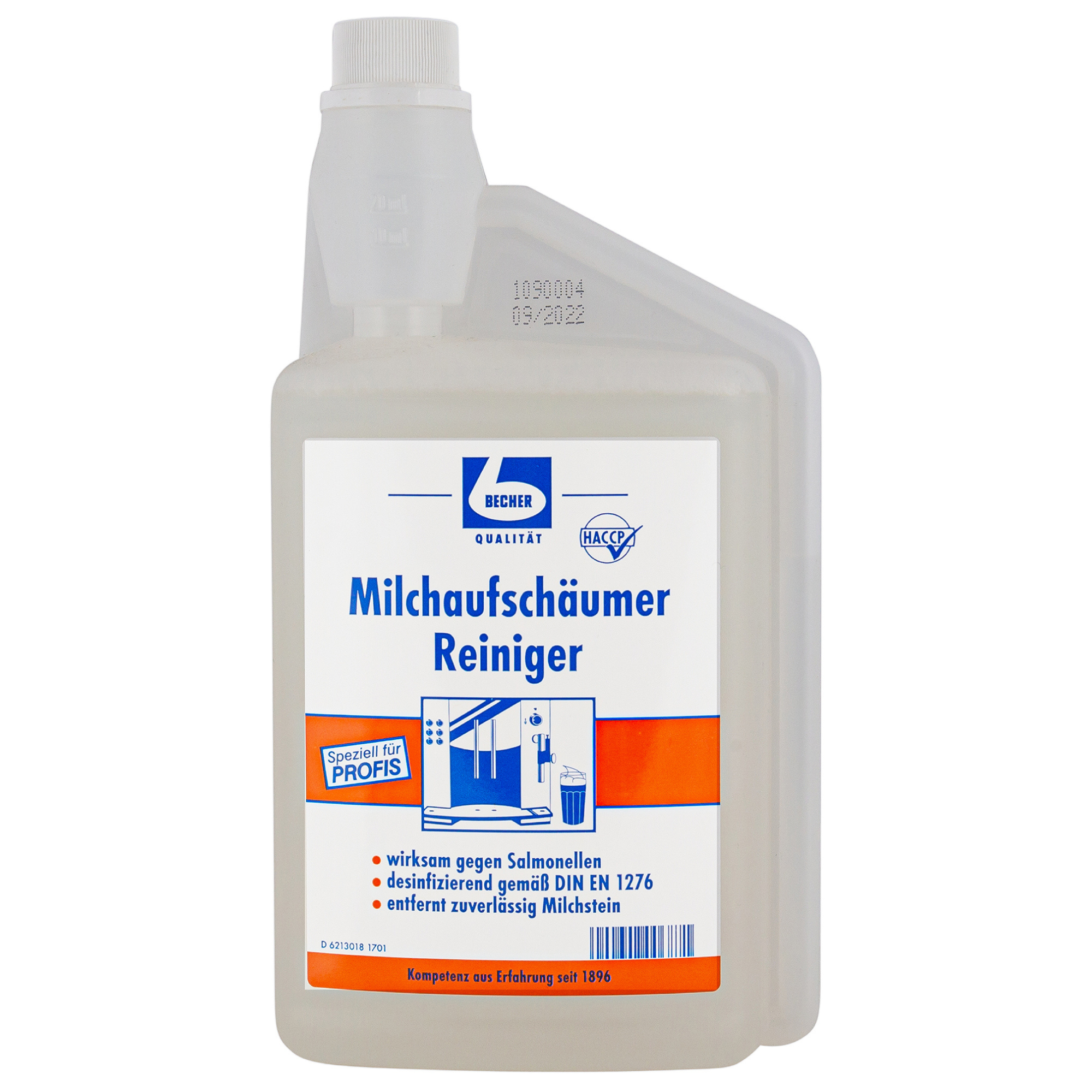 Dr. Becher Milchaufschäumer Reiniger - 1 Liter | Flasche (1 l)