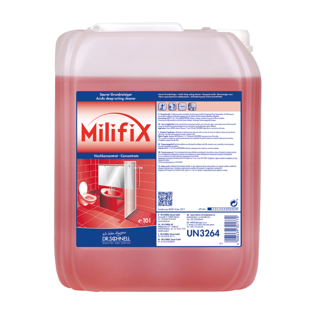 Dr. Schnell MILIFIX Saurer Grundreiniger für Industrie- und Bauschlussreinigung-2
