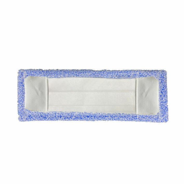 Arcora Flachpressmopp  Micro Blue 2.0 Db-Fc Mit Deckblatt Spezial Polyester Tasche | Karton (75 Stück)-zoom-