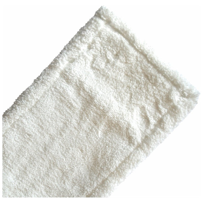 Arcora Flachpressmopp Original Weiss Db-Fc Mit Deckblatt Spezial Polyester Tasche 40 cm | Karton (75 Stück)-zoom-