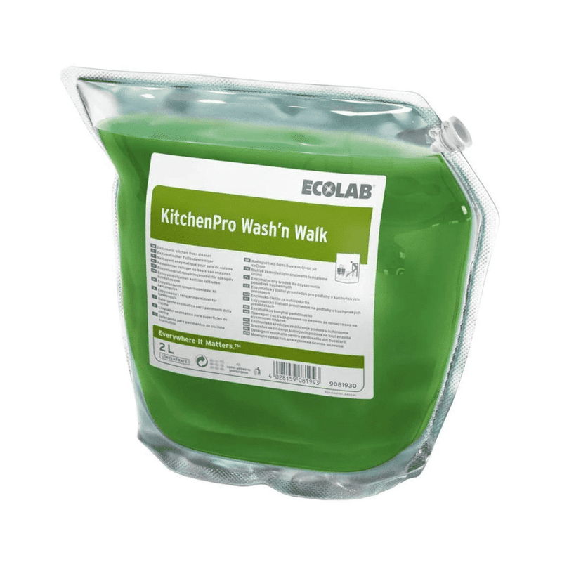 Auslaufartikel: Ecolab KitchenPro Wash'n walk Küchenbodenreiniger - 2 Liter | Beutel (2000 ml)-zoom-