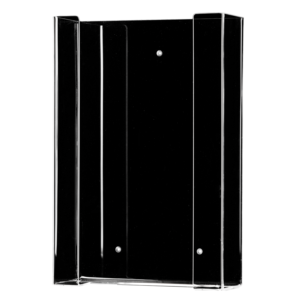 Einmalhandschuh Spender für 3 Boxen, Handschuh-Dispenserhalter TRIO, 258 x 392 x 96 mm, transparent, milchig, Acryl | 1 Stück