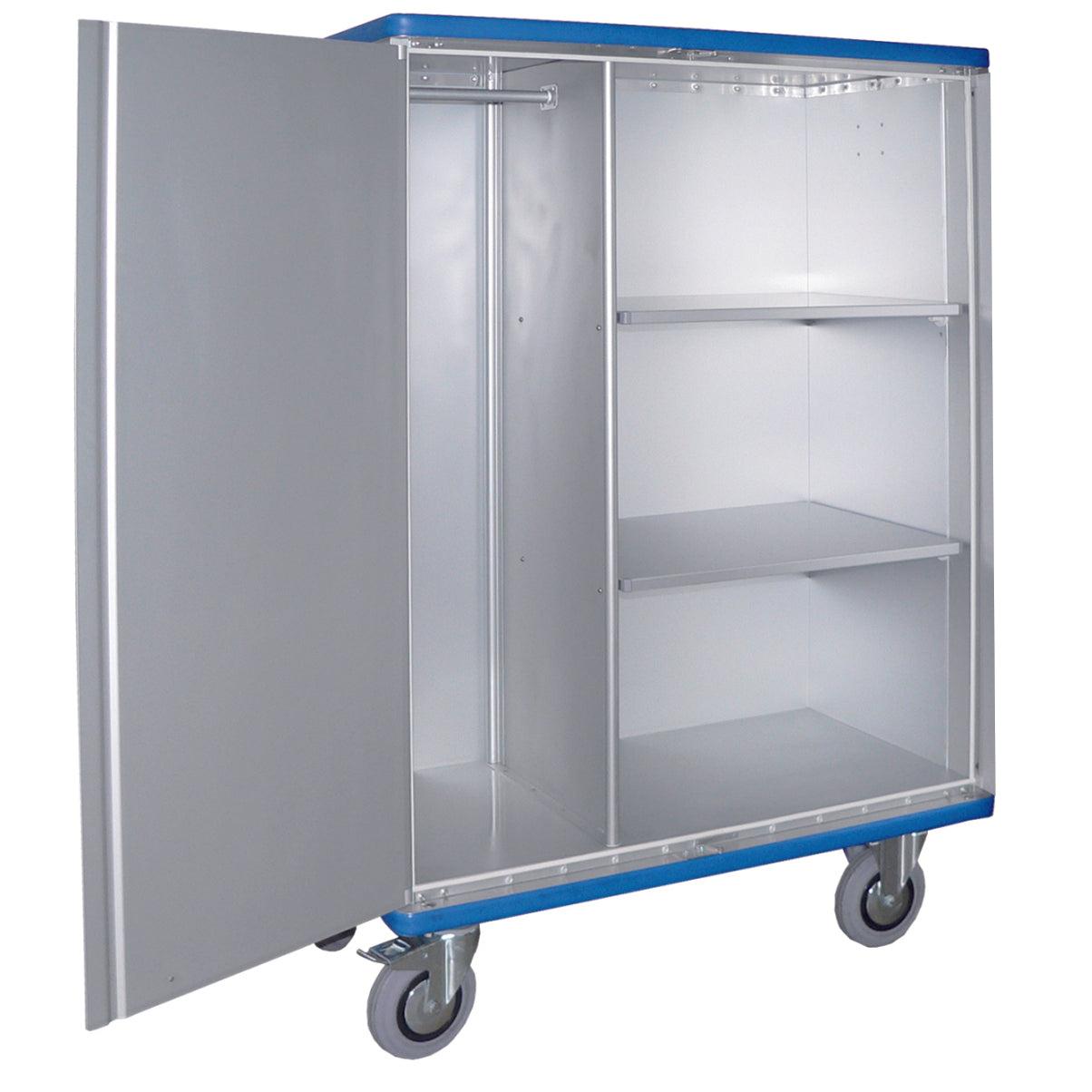 Novocal Schrankwagen Material: Aluminium, eloxiert - 2 Flügeltüren um 270 Grad schwenkbar,   mit Z | Packung (1 Stück)