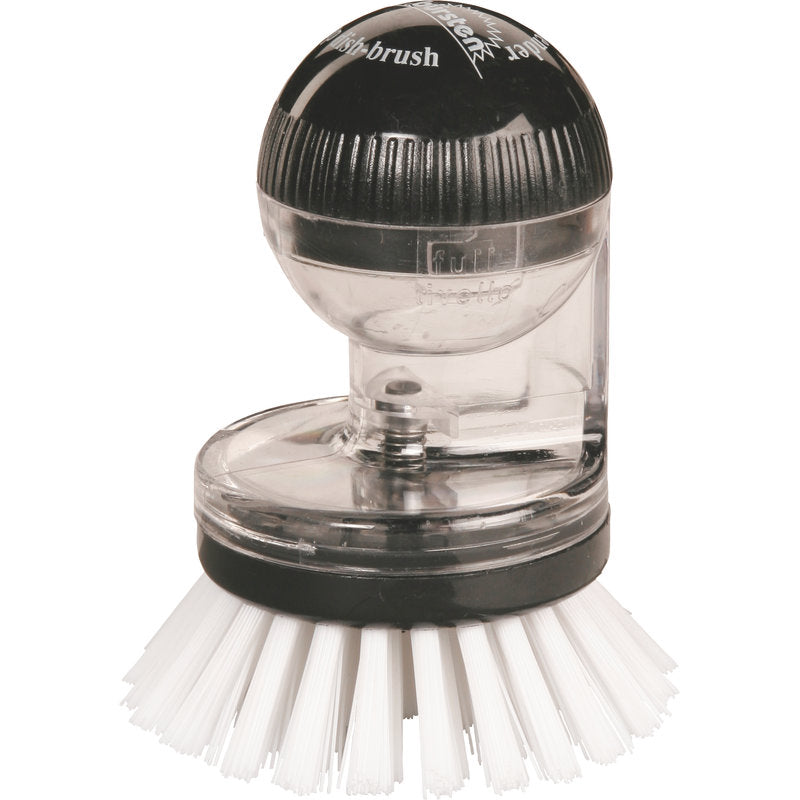 KNOPFBÜRSTE M.SPENDER,NYL.6.6 WEIß,ø0,40MM,TRANSPAR.KLAR-1