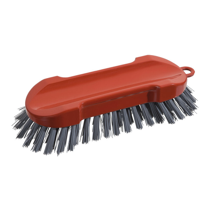 METAL DETECT WASCHBÜRSTE RUND, PBT GRAU,ø0,60MM,205X65X30MM