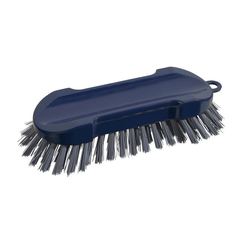 METDEC PREM. WASCHBÜRSTE RUND, PBT GRAU,BLAU,205X65X30MM