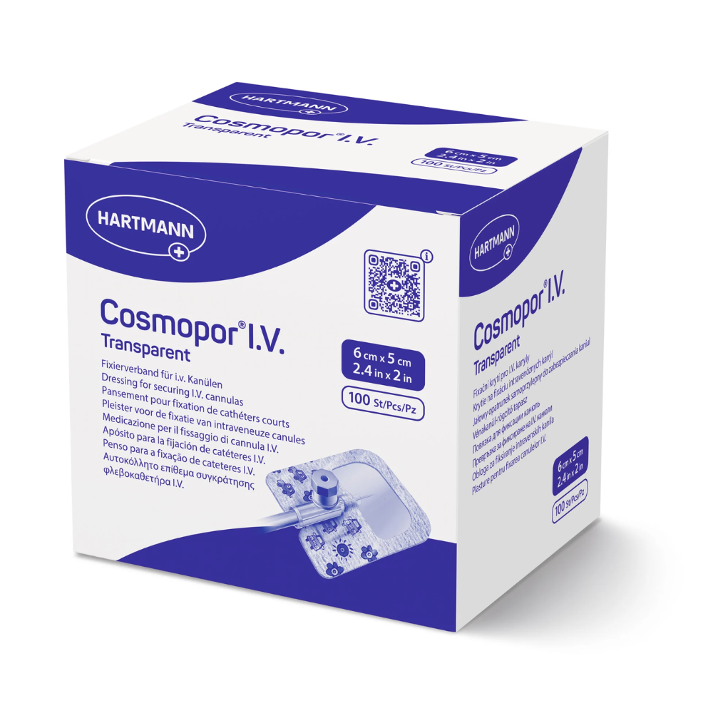 Hartmann Cosmopor I.V. transparent, im Kids Design, 6 x 5 cm | Packung (100 Stück)-zoom-1
