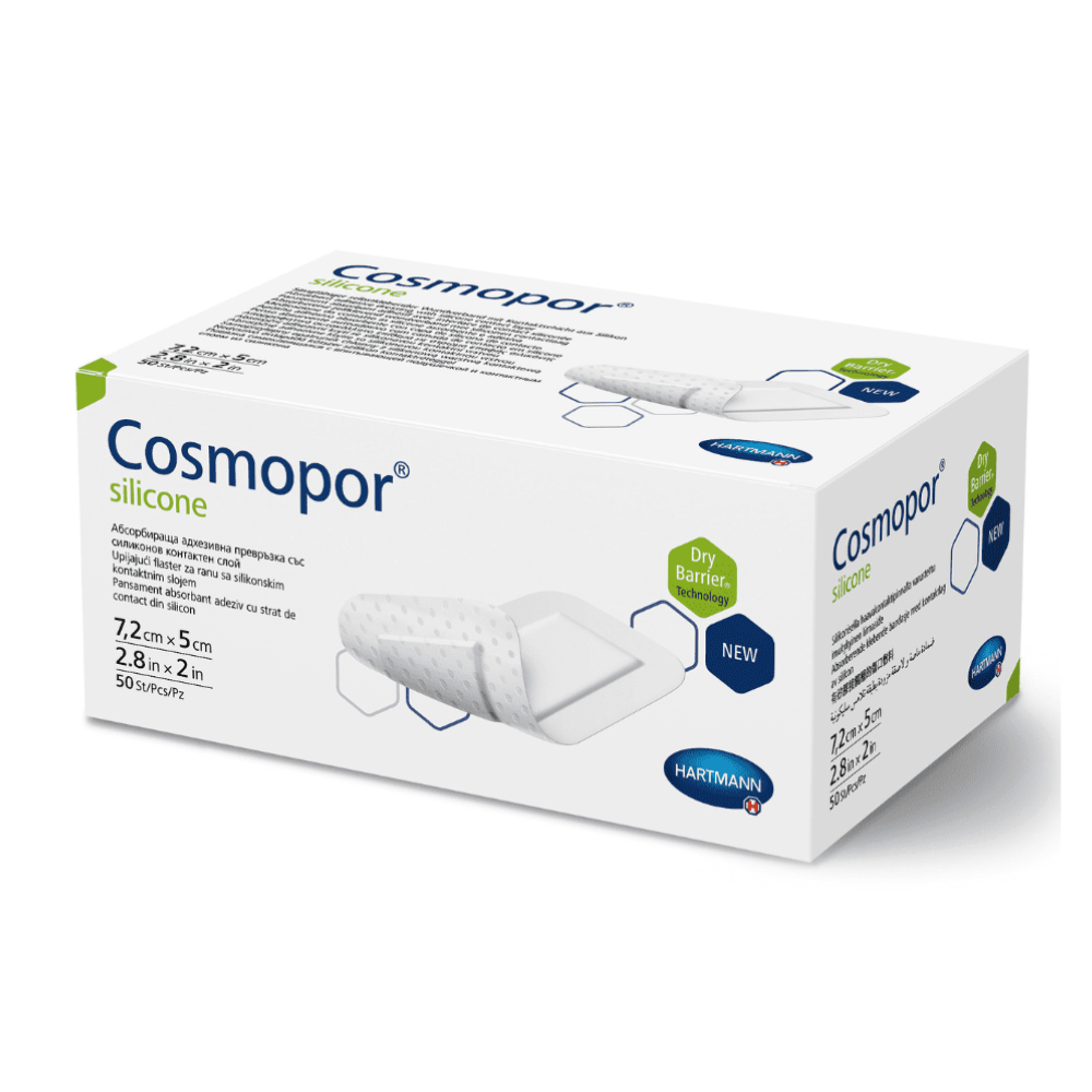 Hartmann Cosmopor® silicone steril, einzeln eingesiegelt, in Faltschachteln-1