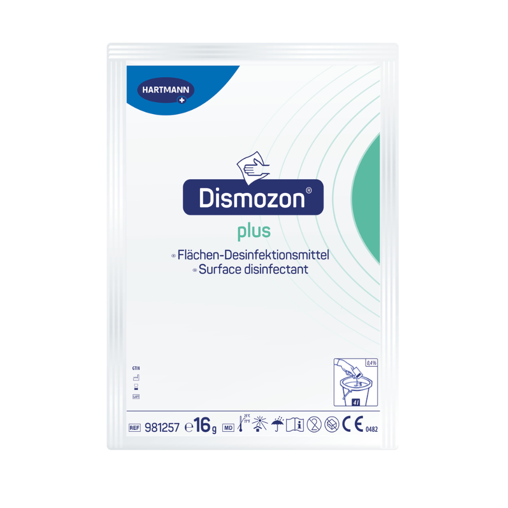 Hartmann Dismozon® plus Desinfektionsreiniger - 100 x 16 g Beutel | Karton (1 Packung)-zoom-1