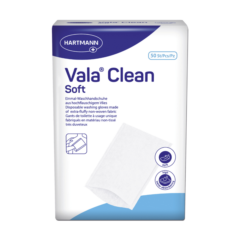 Hartmann Vala® Clean soft Einmal-Waschhandschuhe - 23 x 15,5 cm-zoom-