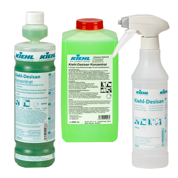 Kiehl Kiehl-Desisan 500 ml-Trichterflasche leer mit 6 Schaumsprühern | Packung (6 Stück)-zoom-