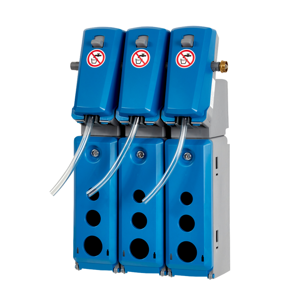 Kiehl DosiStation 3P-4 L Multidosing 3 Einheiten für 3 Produkte, zur Flaschenbefüllung, Wandmontage | Packung (1 Stück)