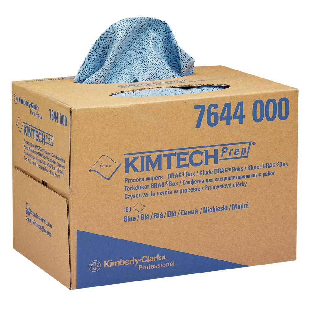 Kimtech® Prozeßwischtücher - BRAG™ Box / Blau - 1 Brag Box  x 160 Sheets | Karton (1 Box)