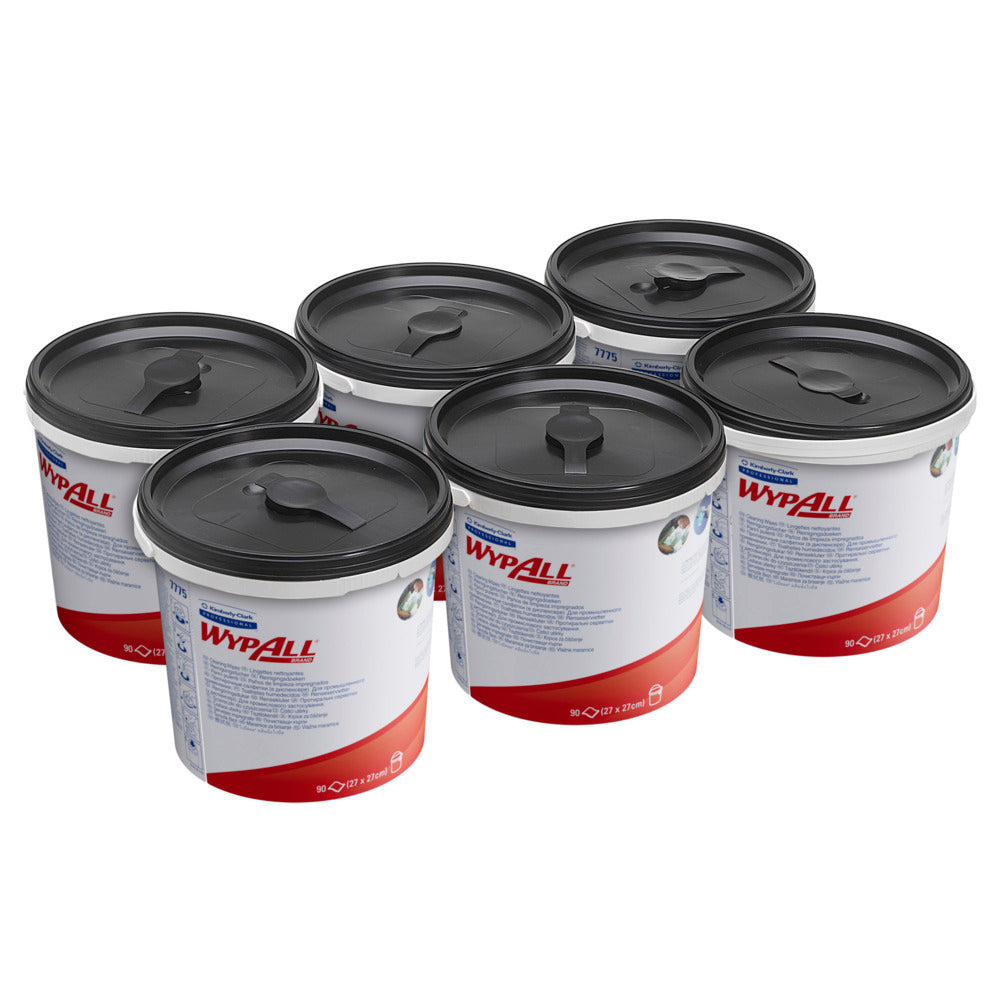 WypAll® Wischtücher - Grün /90 tücher - 6 Buckets  x 90 Sheets | Karton (6 Spendereimer)-4