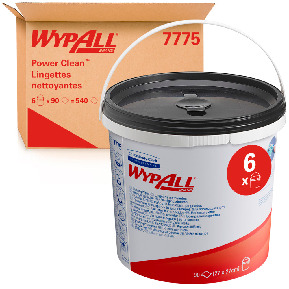 WypAll® Wischtücher - Grün /90 tücher - 6 Buckets  x 90 Sheets | Karton (6 Spendereimer)-zoom-3