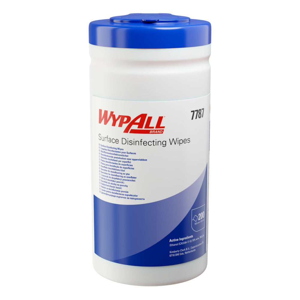 WypAll® Flächendesinfektionstücher - Spendereimer / Weiß /200 - 10 Tubs  x 200 Sheets | Karton (10 Eimer)-zoom-1
