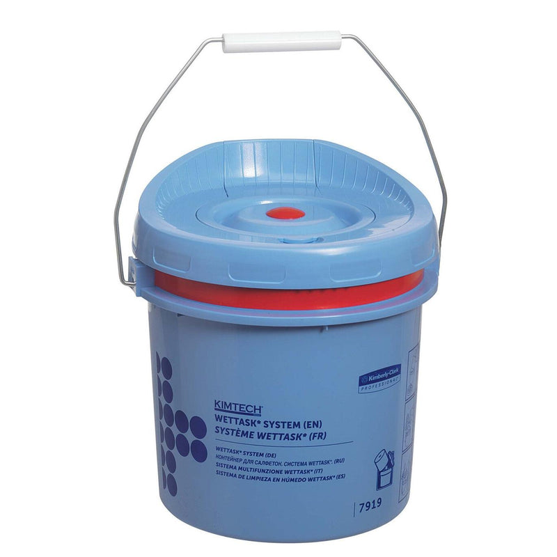 Kimtech® Wettask™ Rollen Wischtuch Spender - Spendereimer / Blau - 4 Buckets | Karton (4 Spendereimer)-zoom-