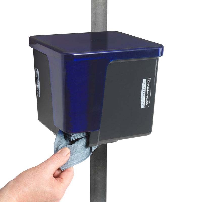 Kimberly-Clark Professional™ Wischtuch-Spender - Viertelgefaltet / Grau --zoom-