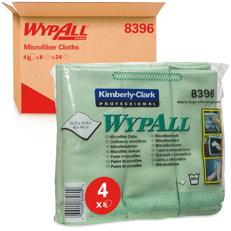 WypAll® Mikrofasertücher - flaches Tuch / 40 x 40 cm-zoom-